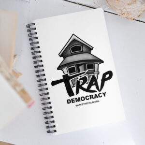 Trap Democracy (Black) Notebook